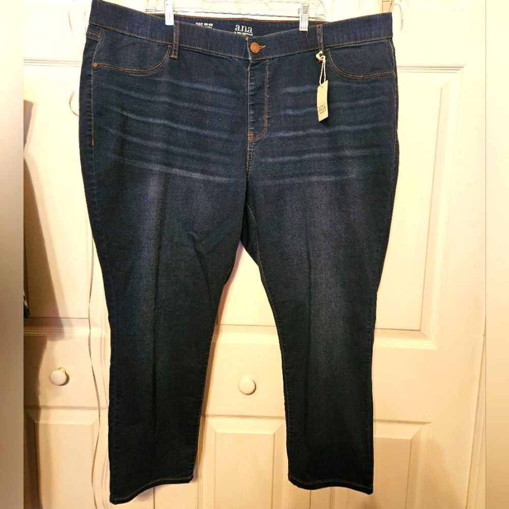 #201 a.n.a./a new approach- Mid-Rise Pull-on Petite Jegging- 28WP